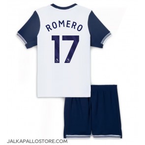 Tottenham Hotspur Cristian Romero #17 Kotipaita Lapsille 2024-25 Lyhythihainen (+ shortsit)